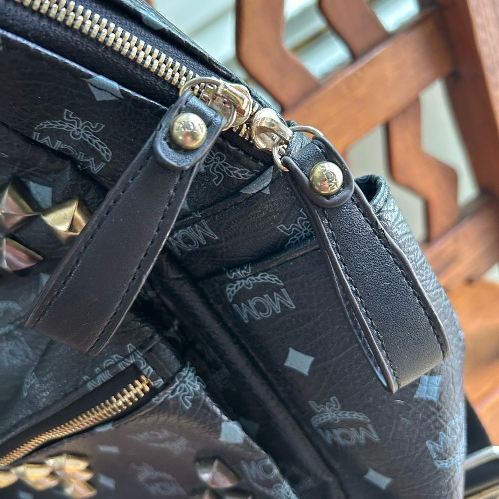 Blue Studded Backpack - Picture 6 of 16